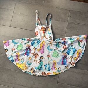 Wild Rich Kids Watercolor Princess halter crossback Princess Dress WDW Disney